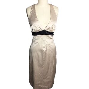 Bebe T-back silk slim dress size XS